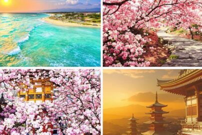 April travel destinations photo.