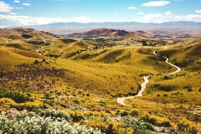 Scenic landscape evoking wanderlust and adventure.