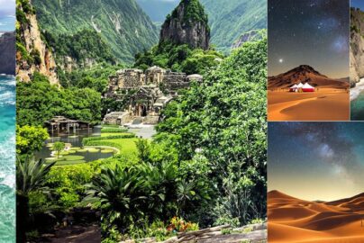 Exotic landscapes for unusual holiday destinations in 2025.