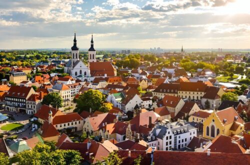 Iconic German cityscape with historic architecture and cobblestone streets.