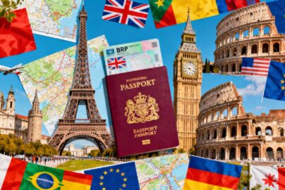 UK BRP visa-free travel to Europe 2025 destinations.