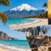 Collage of beautiful travel destinations for 2025.
