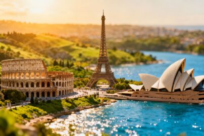 Global landmarks for UK BRP holders to visit.