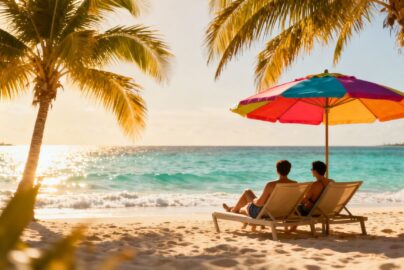 Cheap all inclusive holidays in September beach scene.