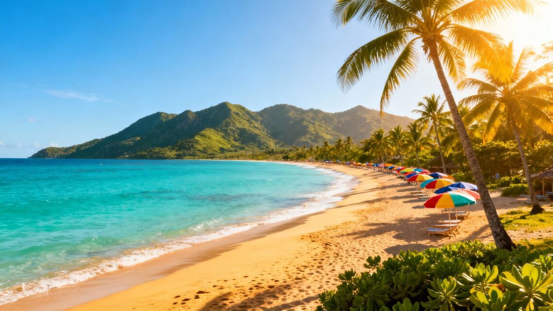 Budget-friendly tropical beach destination in September.