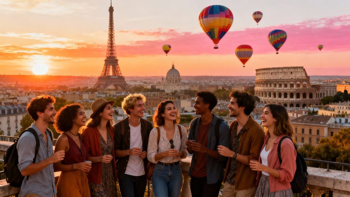 Affordable European holiday packages with friends and landmarks.