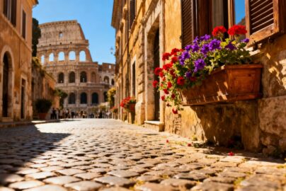 Affordable Rome holiday with Colosseum view.