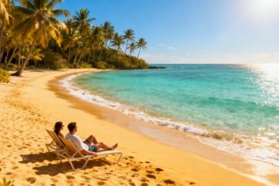 Affordable beach vacation with sun and savings.